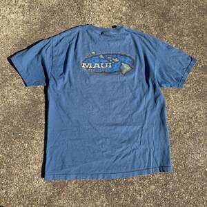 Vintage Maui Hawaii Islands Graphic T-Shirt Blue XL